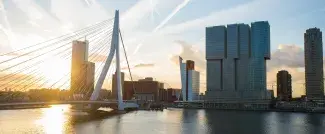 Paysage urbain de Rotterdam